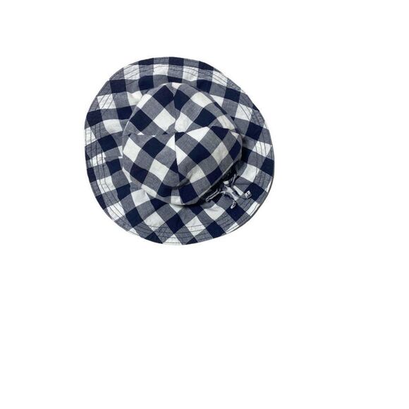 Baby Gap Picnic Plaid Sun Hat Navy - Picture 2 of 3